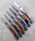 Mini Yooper Folding Lockback Acrylic Burl Handle